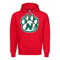 Red northwest missouri state bearcats Zipper Hoodie - FloraArt