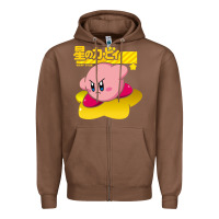 Chestnut kirby men's pink Zipper Hoodie - FloraArt