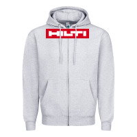 Heather Grey hilti Zipper Hoodie - FloraArt