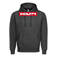 Charcoal Heather hilti Zipper Hoodie - FloraArt