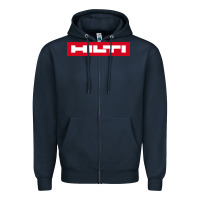 Navy hilti Zipper Hoodie - FloraArt