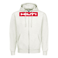 Oatmeal Heather hilti Zipper Hoodie - FloraArt