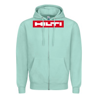Seafoam hilti Zipper Hoodie - FloraArt