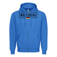 True Royal wolfsburg deutschland germany german flag Zipper Hoodie - FloraArt