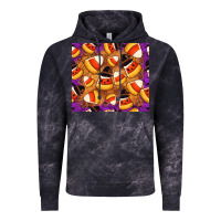 Cloud Black Candy Pattern Vintage Hoodie - CowhideDigitalArt