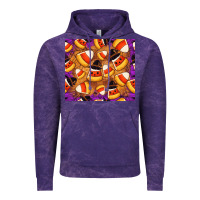 Cloud Purple Candy Pattern Vintage Hoodie - CowhideDigitalArt