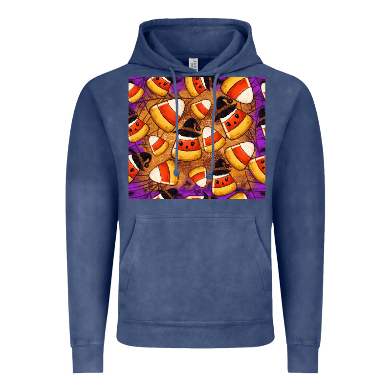 Candy Pattern Vintage Hoodie by CowhideDigitalArt | Teevron