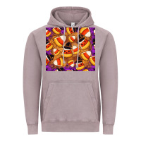 Vintage Zinc Candy Pattern Vintage Hoodie - CowhideDigitalArt