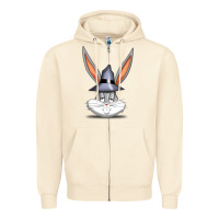 Sandshell bugs bunny Zipper Hoodie - FloraArt