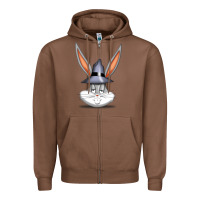 Chestnut bugs bunny Zipper Hoodie - FloraArt