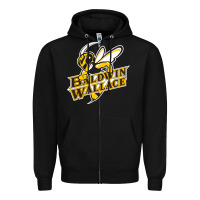Black baldwin wallace university yellowjackets Zipper Hoodie - FloraArt