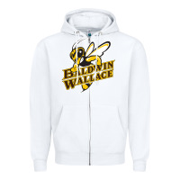 White Baldwin wallace university yellowjackets Zipper Hoodie - FloraArt