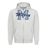 Dove Grey mercy high school (burlingame, california) Zipper Hoodie - FloraArt