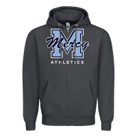 Smoke mercy high school (burlingame, california) Zipper Hoodie - FloraArt