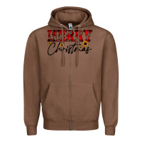 Chestnut merry christmas Zipper Hoodie - JahusDesignShop