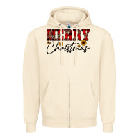 Merry Christmas Zipper Hoodie | Teevron