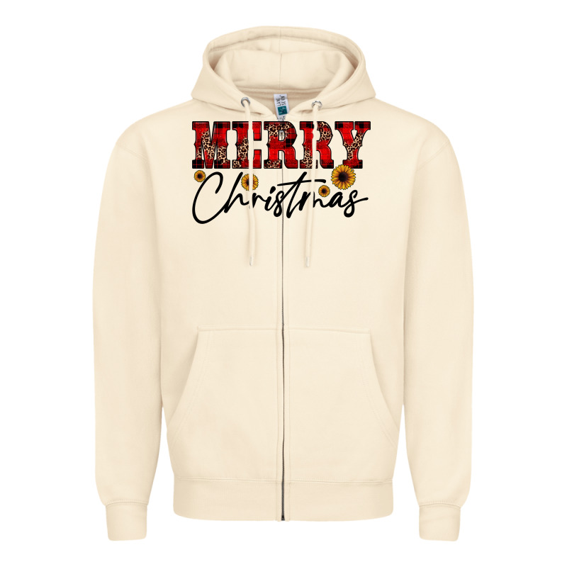 Merry Christmas Zipper Hoodie by JahusDesignShop | Teevron