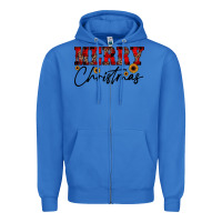 True Royal merry christmas Zipper Hoodie - JahusDesignShop