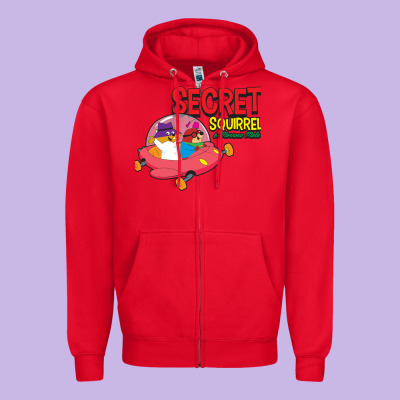 Secret Squirrel  51 Zipper Hoodie Designed By Floraart