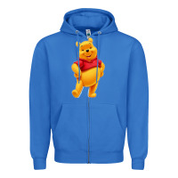 True Royal pooh Zipper Hoodie - FloraArt
