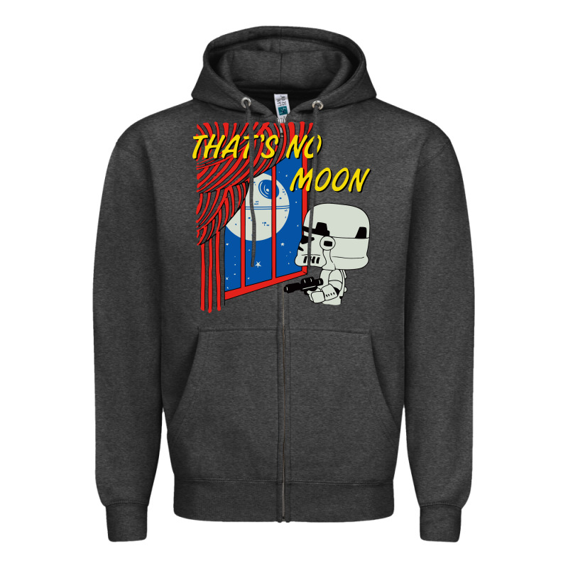 Thats No Moon Zipper Hoodie by FloraArt | Teevron