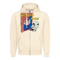 Sandshell thats no moon Zipper Hoodie - FloraArt