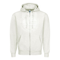 Oatmeal Heather dartmouth newspaper Zipper Hoodie - FloraArt