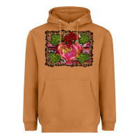 Meerkat Western Background Valentine's Day Heavyweight Hoodie - RanaPortraitStore