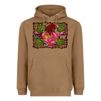 Toasted Coconut Western Background Valentine's Day Heavyweight Hoodie - RanaPortraitStore