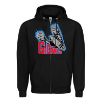 Black Gigantor Essentia Zipper Hoodie - FloraArt