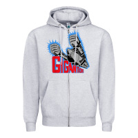 Heather Grey Gigantor Essentia Zipper Hoodie - FloraArt