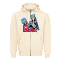 Sandshell Gigantor Essentia Zipper Hoodie - FloraArt
