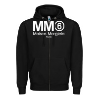 Black mm6 maison margiela Zipper Hoodie - FloraArt
