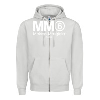 Dove Grey mm6 maison margiela Zipper Hoodie - FloraArt