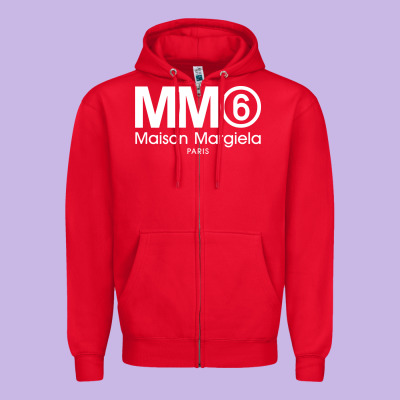 Mm6 Maison Margiela Zipper Hoodie Designed By Floraart