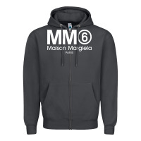 Smoke mm6 maison margiela Zipper Hoodie - FloraArt