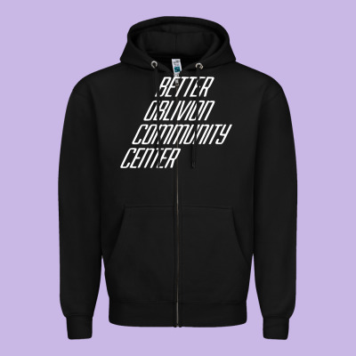 Better Oblivion Community Center Zipper Hoodie Designed By Floraart