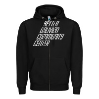 Black Better Oblivion Community Center Zipper Hoodie - FloraArt
