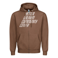 Chestnut Better Oblivion Community Center Zipper Hoodie - FloraArt