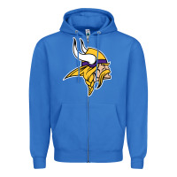 True Royal Team Of Minnesota American Football Zipper Hoodie - FloraArt