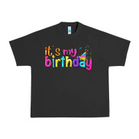 Pigment Black it's my birthday Urban Heavy Tee - BundleAndBundleShop