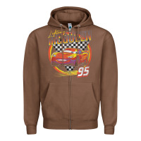 Chestnut cars lightning mcqueen Zipper Hoodie - FloraArt