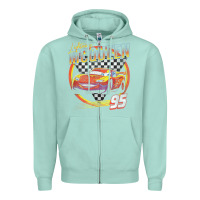 Seafoam cars lightning mcqueen Zipper Hoodie - FloraArt