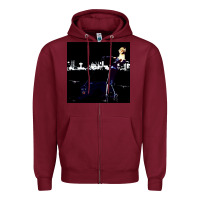 Burgundy roxy poster Zipper Hoodie - FloraArt