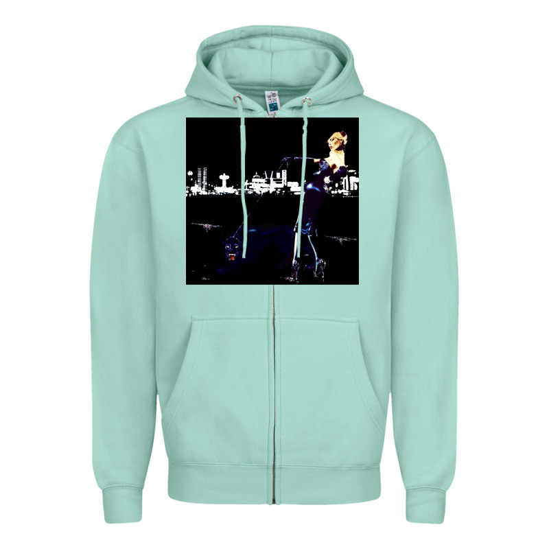 Roxy Poster Zipper Hoodie by FloraArt | Teevron