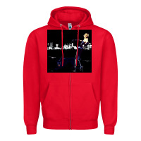 Red roxy poster Zipper Hoodie - FloraArt