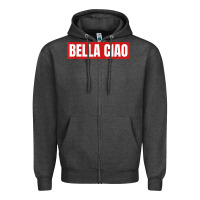 Charcoal Heather bella ciao tshirt for casa song lovers  men women tshirt t shirt Zipper Hoodie - FloraArt