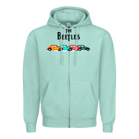 Seafoam beetles Zipper Hoodie - FloraArt