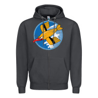 Smoke Ww2 91St Bomb Squadron Flying Fortress Soaring Bird Patch Zipper Hoodie - FloraArt