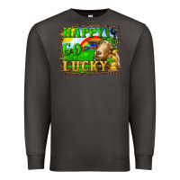 Smoke happy go lucky goat Premium Sweatshirt - RanaPortraitStore